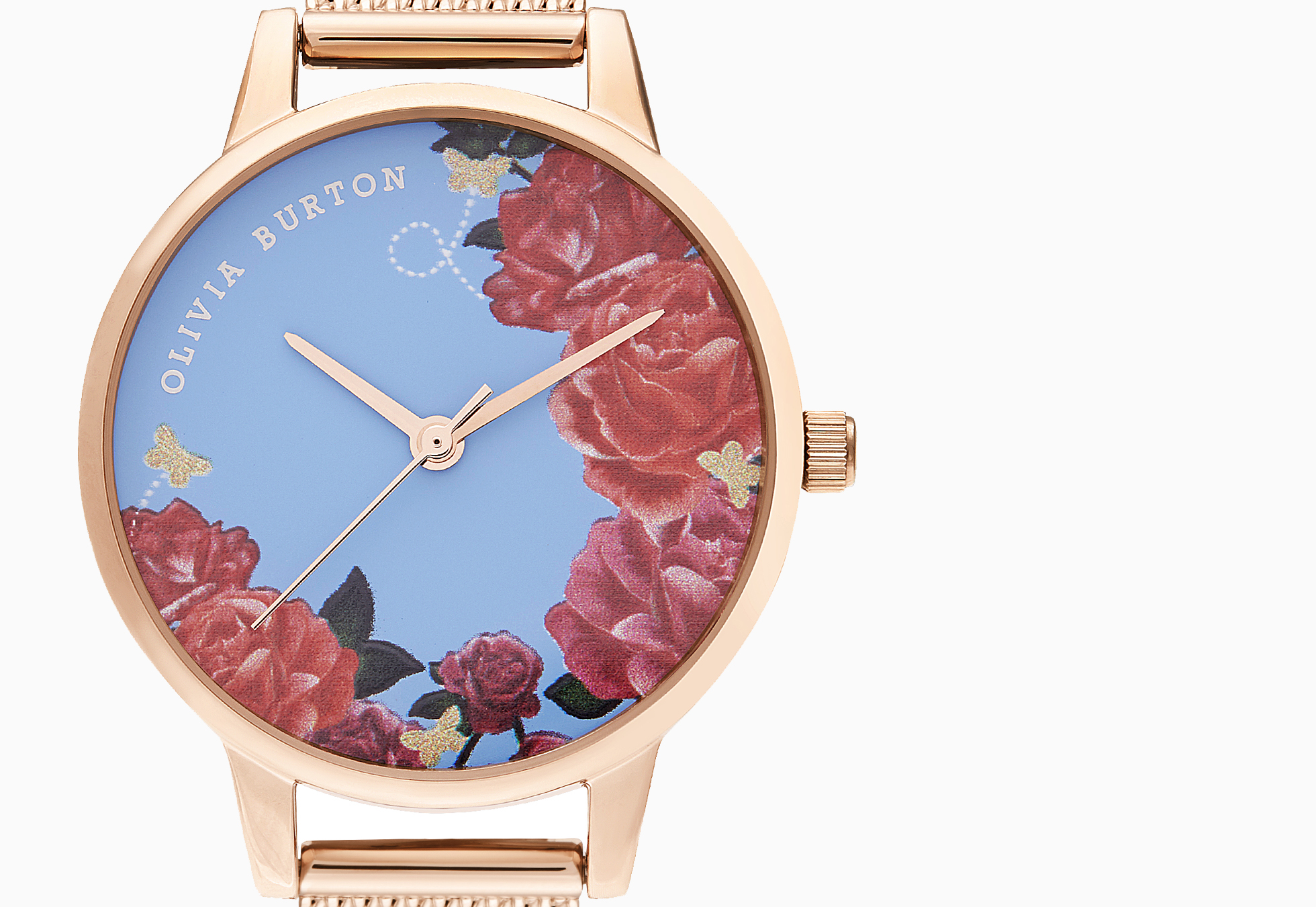 Olivia burton x cadbury roses watch lr