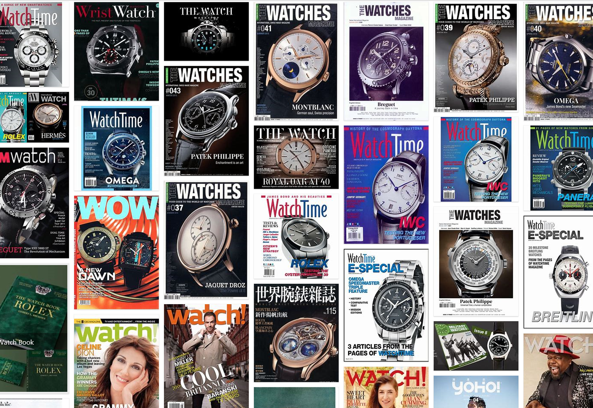 Watch magazine covers