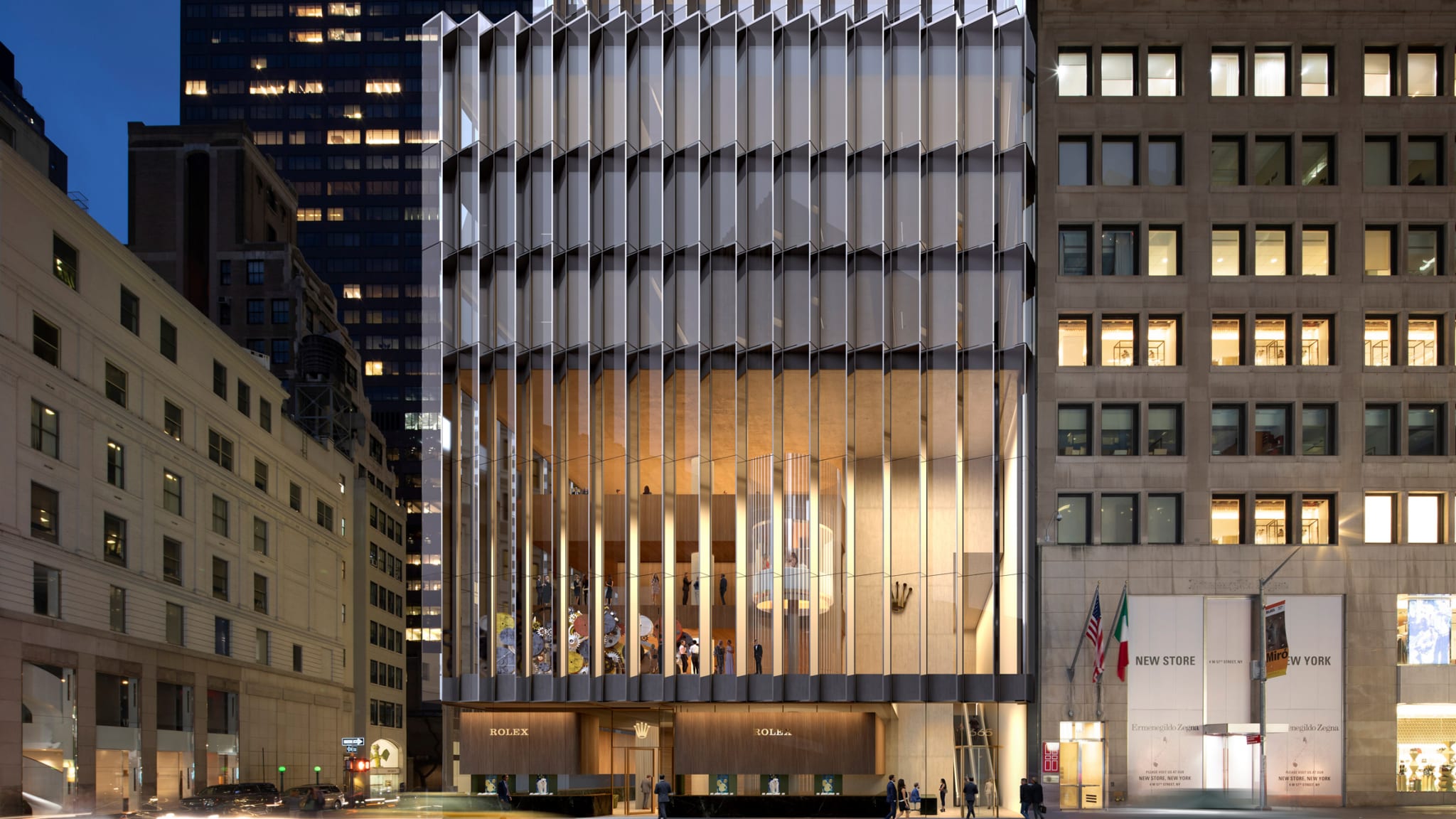 Rolex usa headquarters david chipperfield new york store