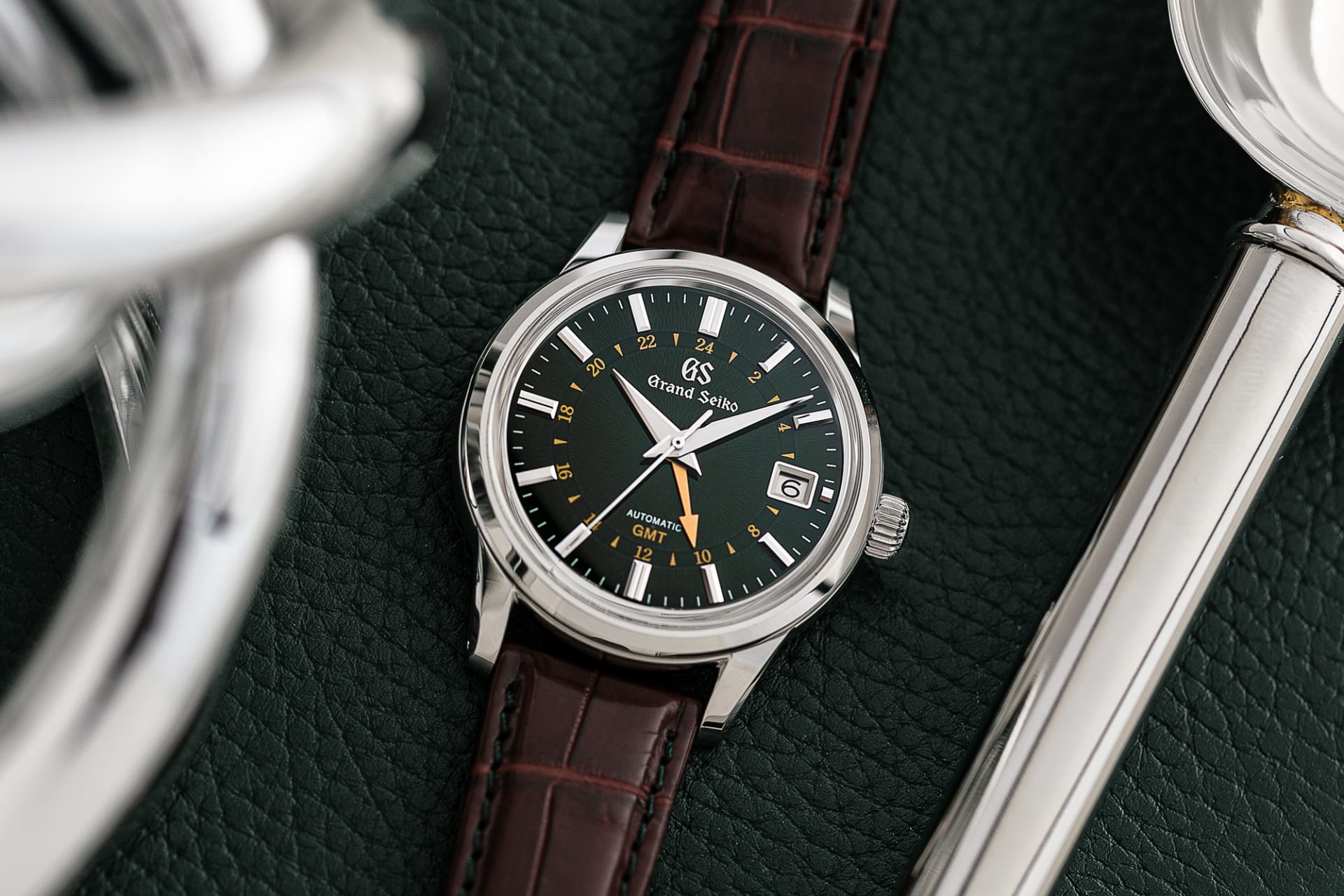 Grand Seiko Makes A British Racing Green GMT Selling Exclusively With  Watches Of Switzerland