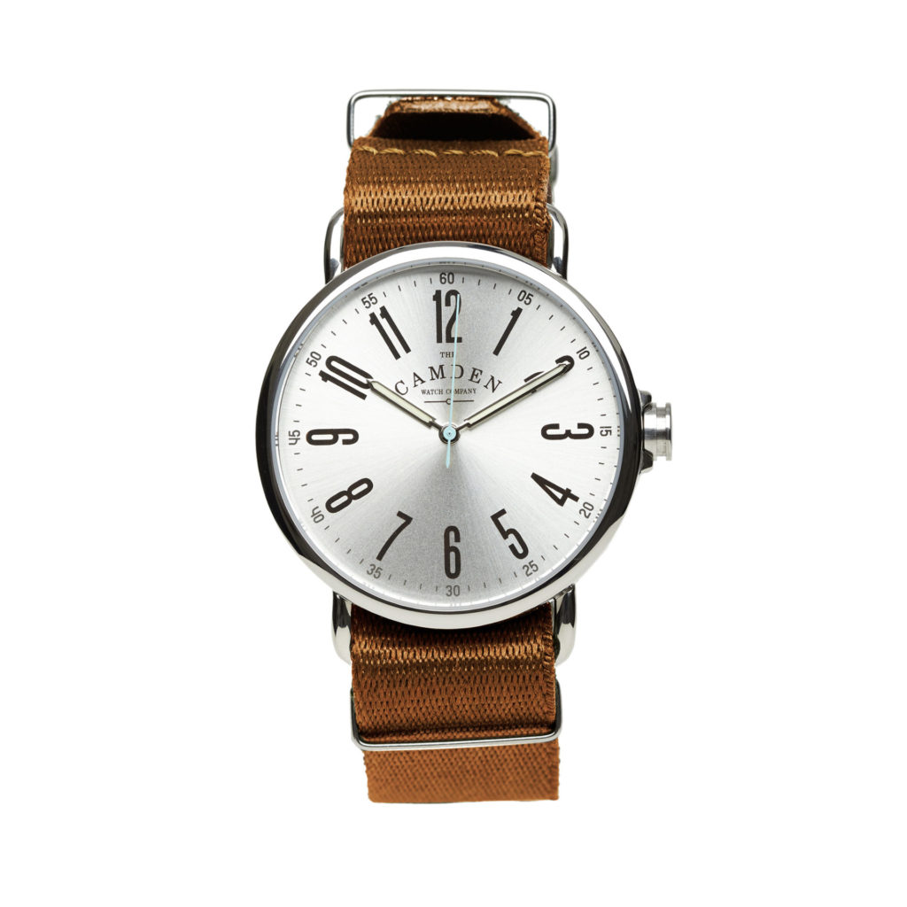 The camden watch company no. 88 steel and camel nato