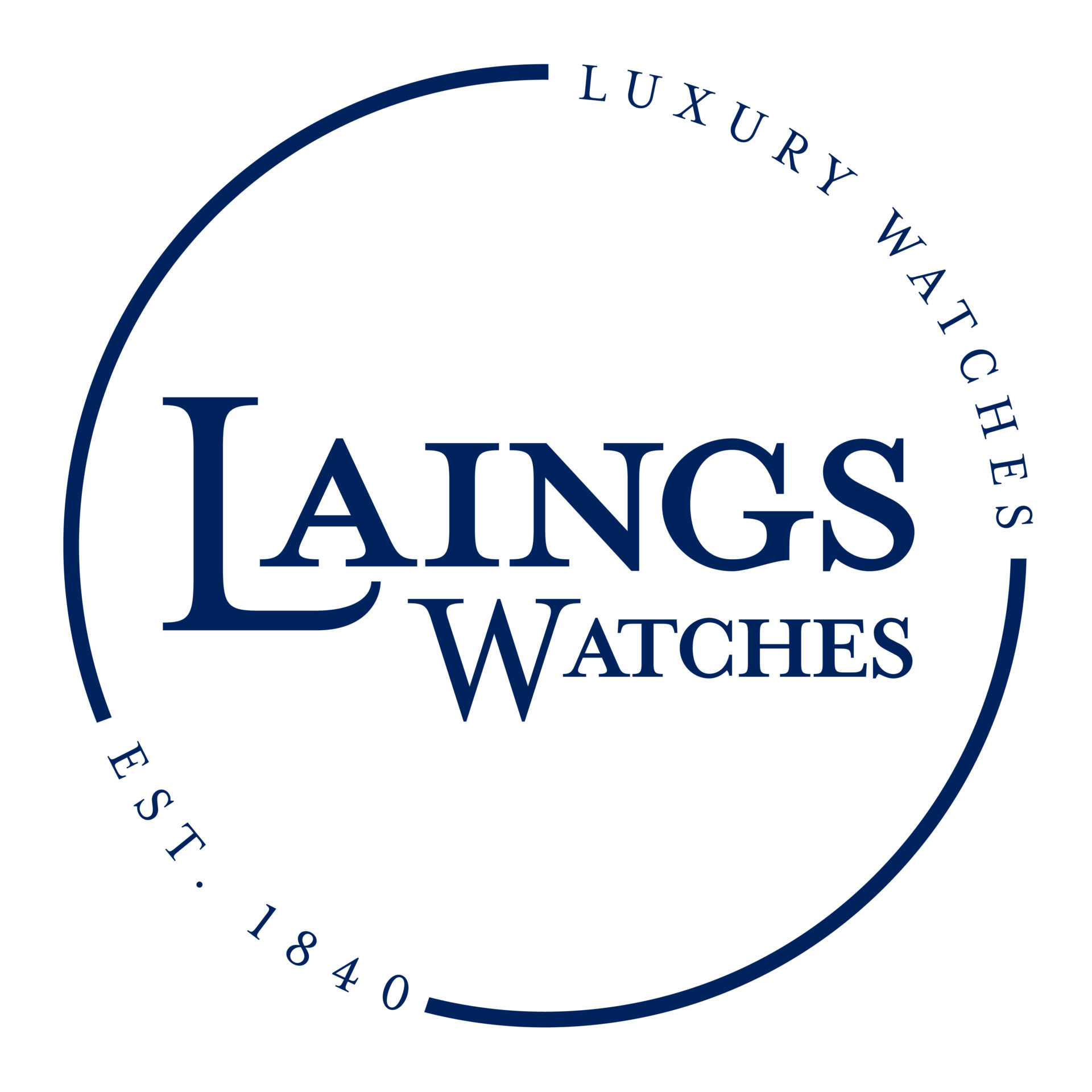 Laings watches logo