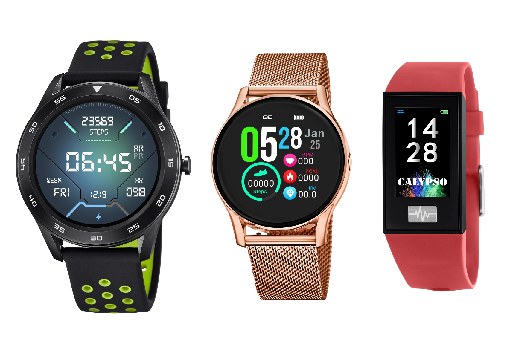 Lotus and calypso smartwatches