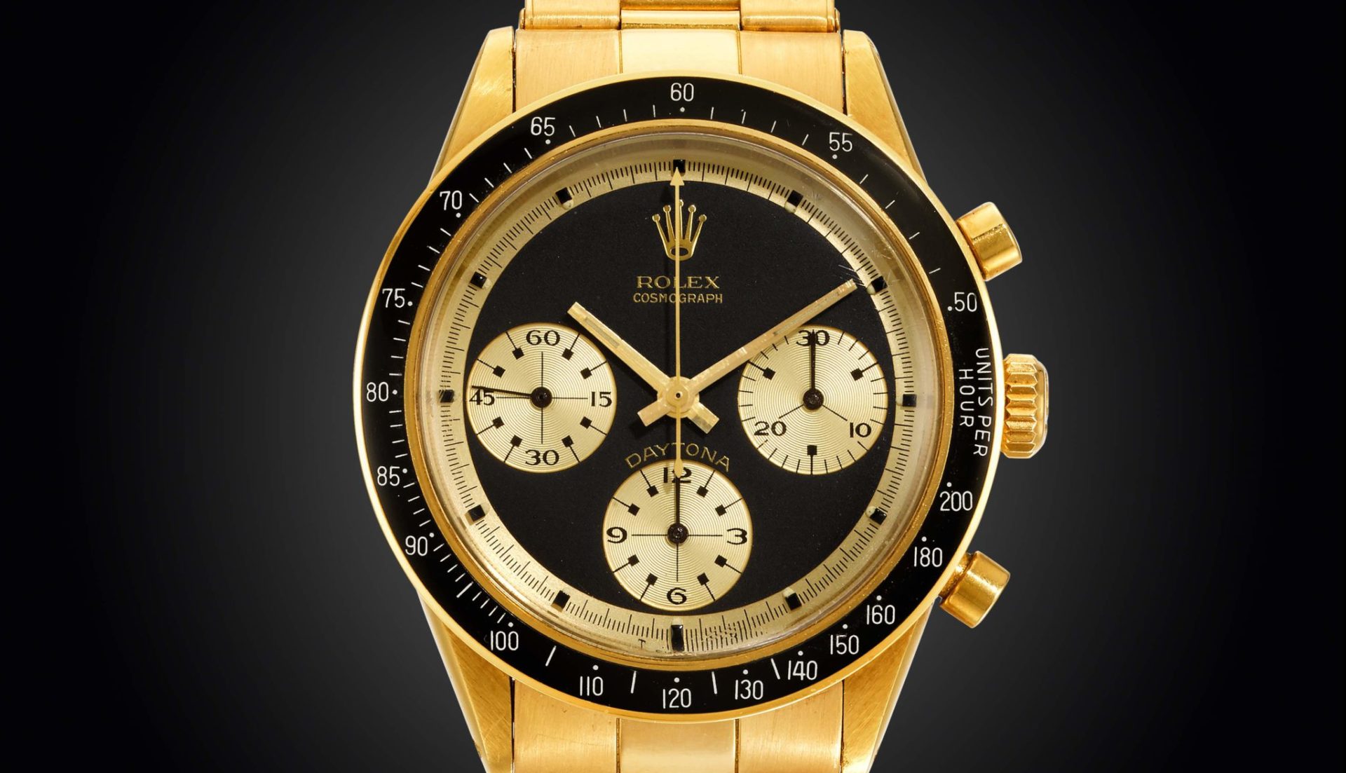 Rolex daytona jps reference 6264 in 18 carat gold 3 copy