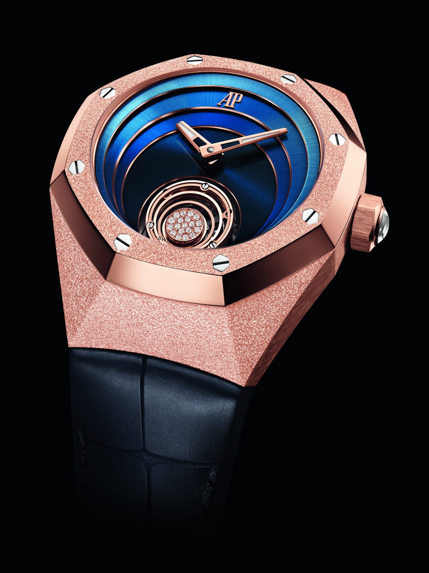 Audemars piguet royal oak concept on sale frosted gold flying tourbillon