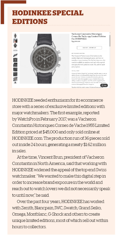 Hodinkee special editions