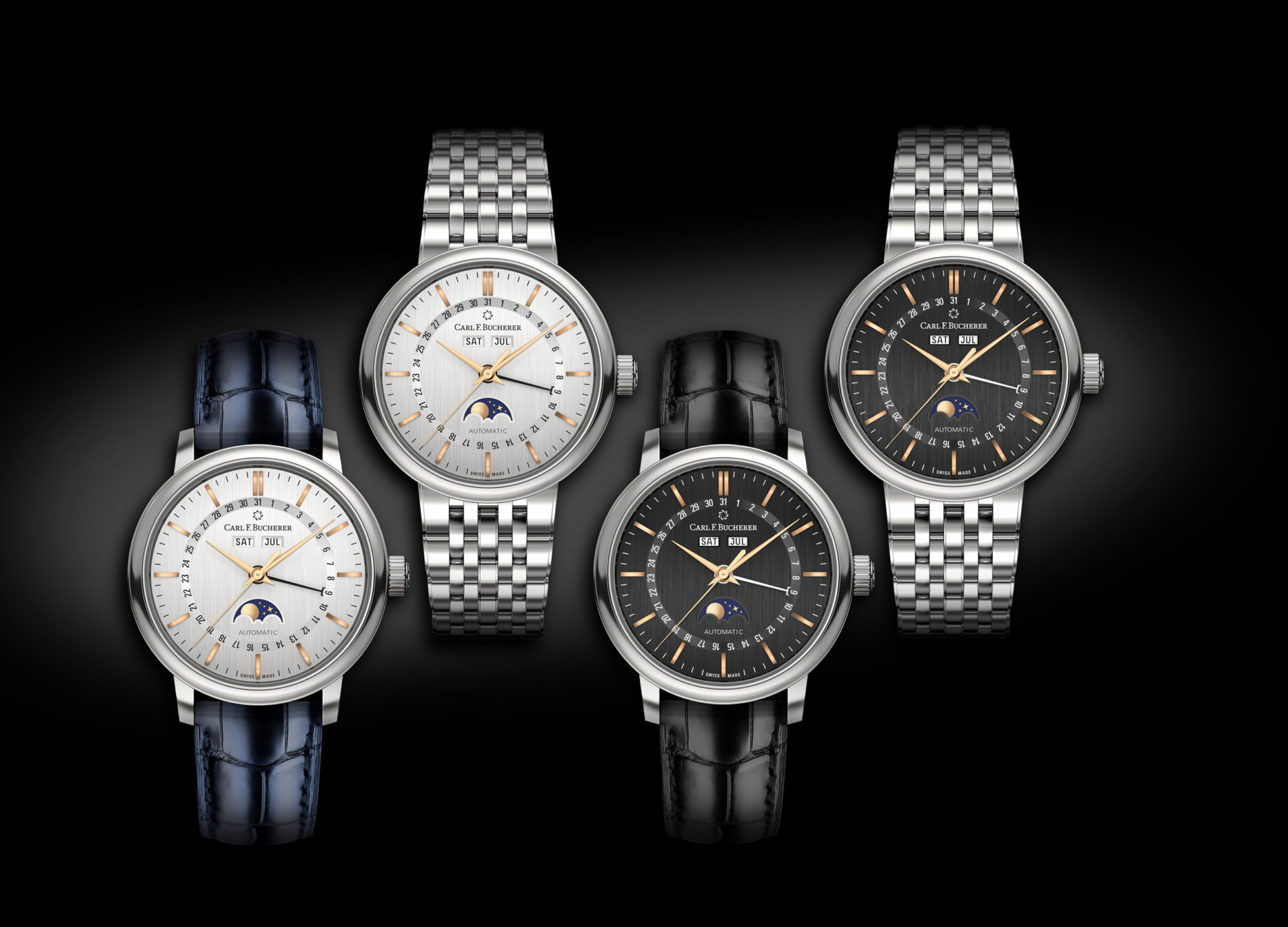 Elegance around the clock the new adamavi fullcalendar in 4 stunning versions by carl f. Bucherer 2