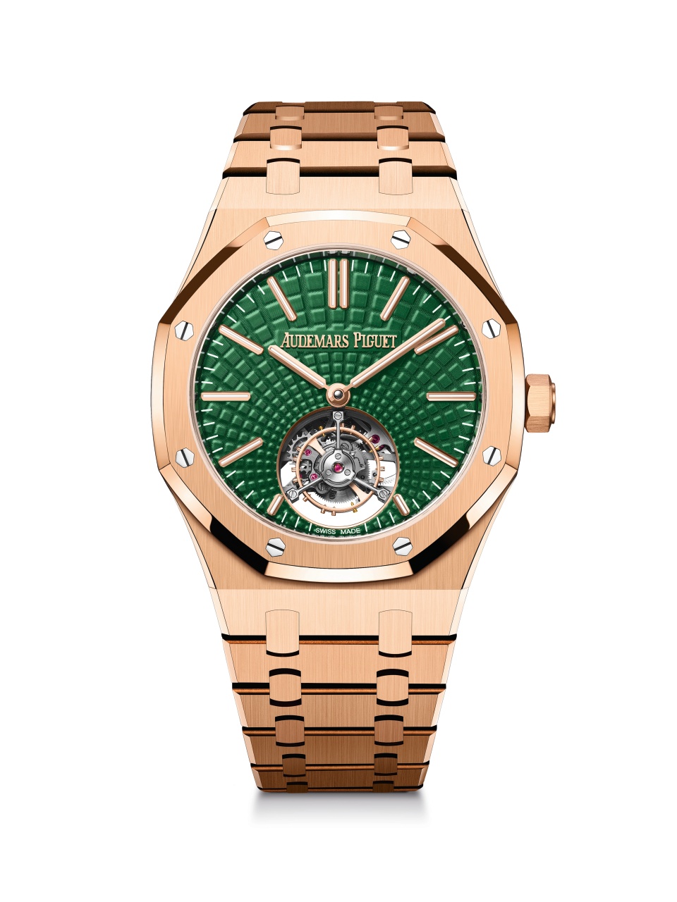 ap royal oak gold green dial