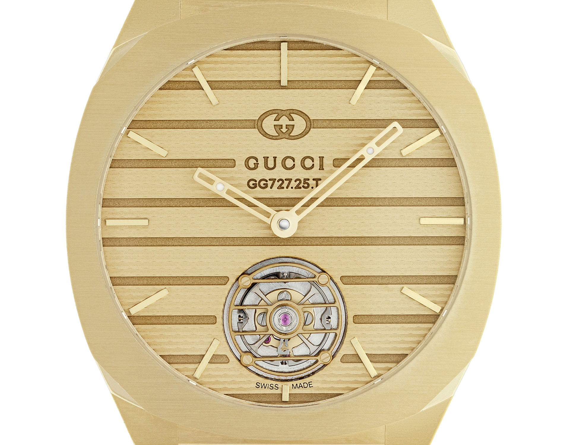 Ya163307 gucci 25h tourbillon yellow gold lr