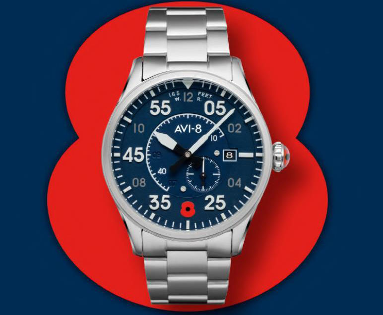 Avi-8 Makes Limited Edition Pilot Watch To Support Royal British