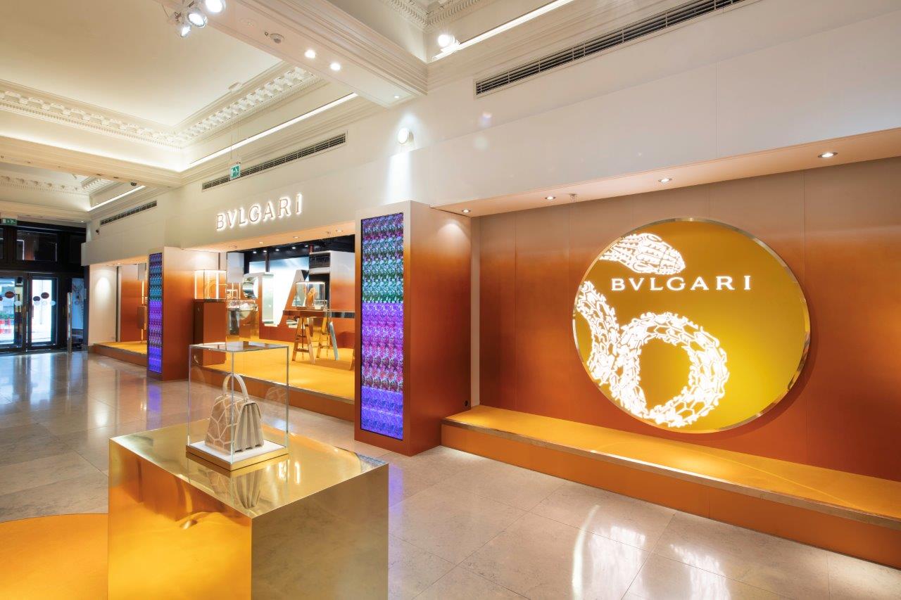 Harrods Hosts Experiential Pop-up For Bulgari Serpenti Jewellery And Watches