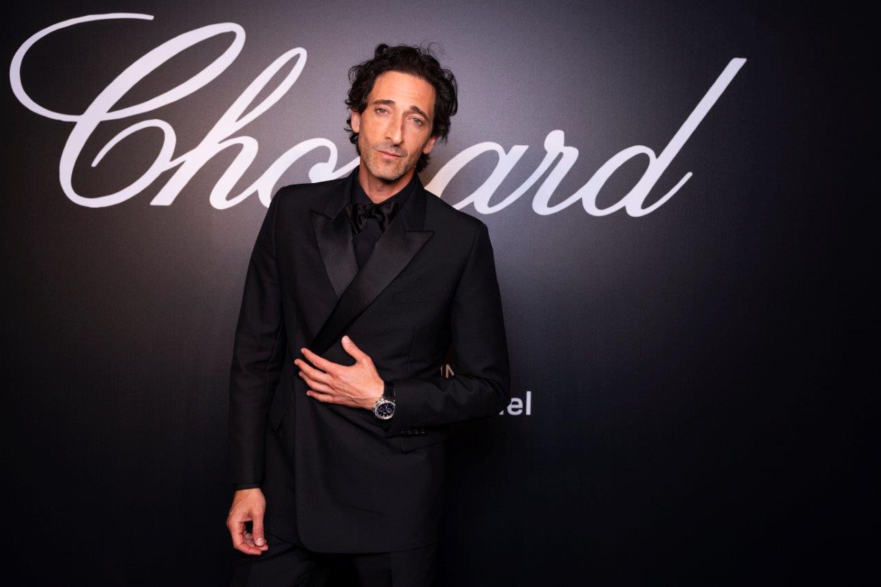Photocall adrian brody in chopard