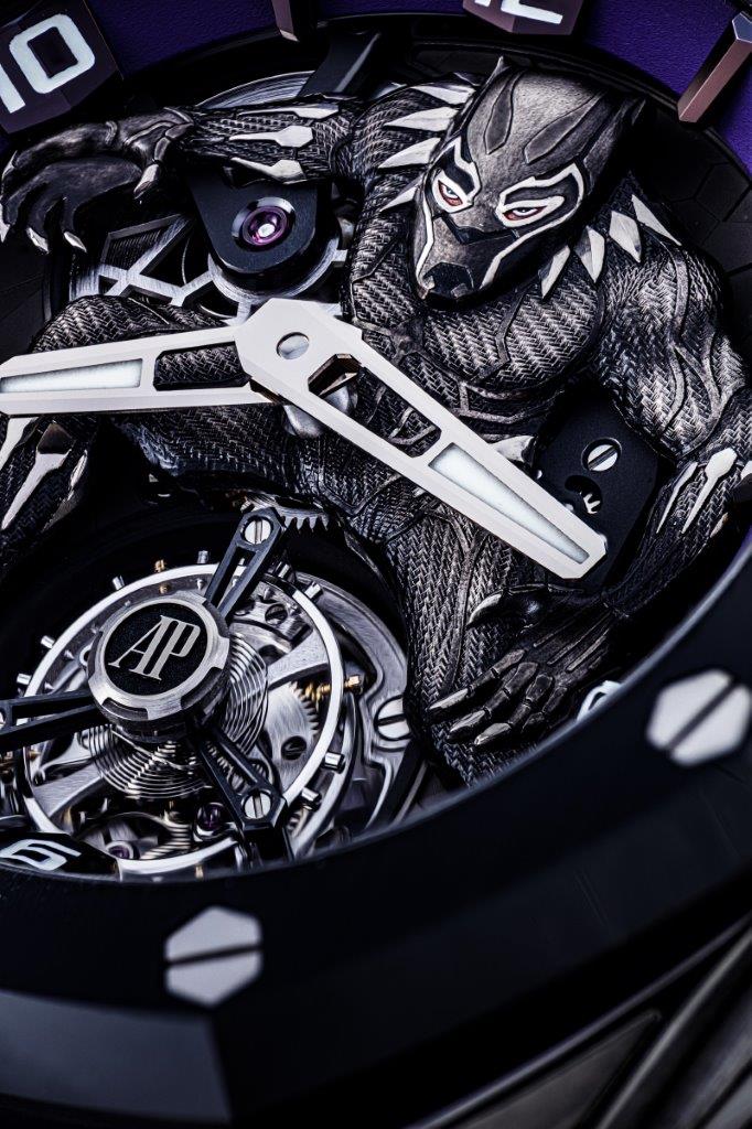 Black panther wrist watch cheap