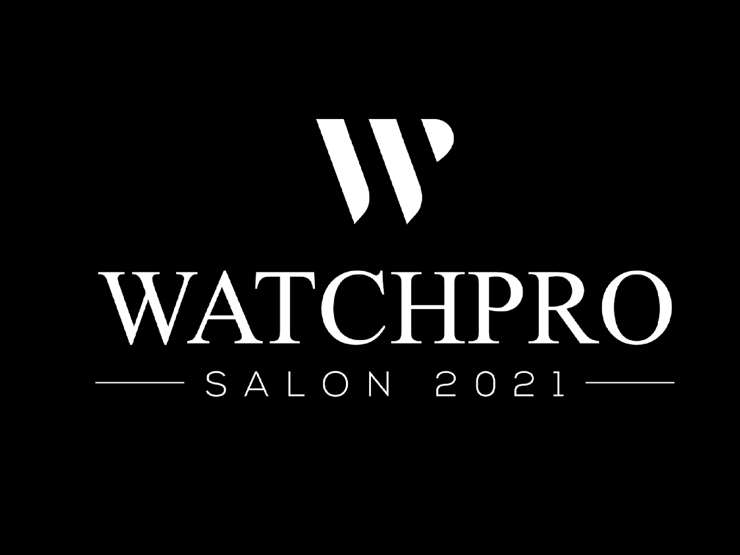 Watchpro salon logo white on black
