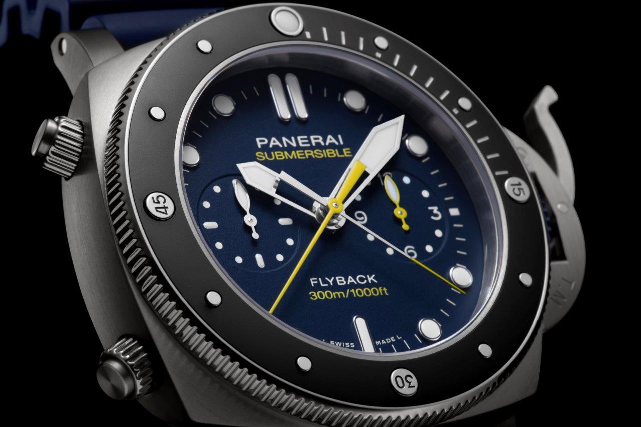 New panerai submersible chrono flyback mike horn edition pam01291 2