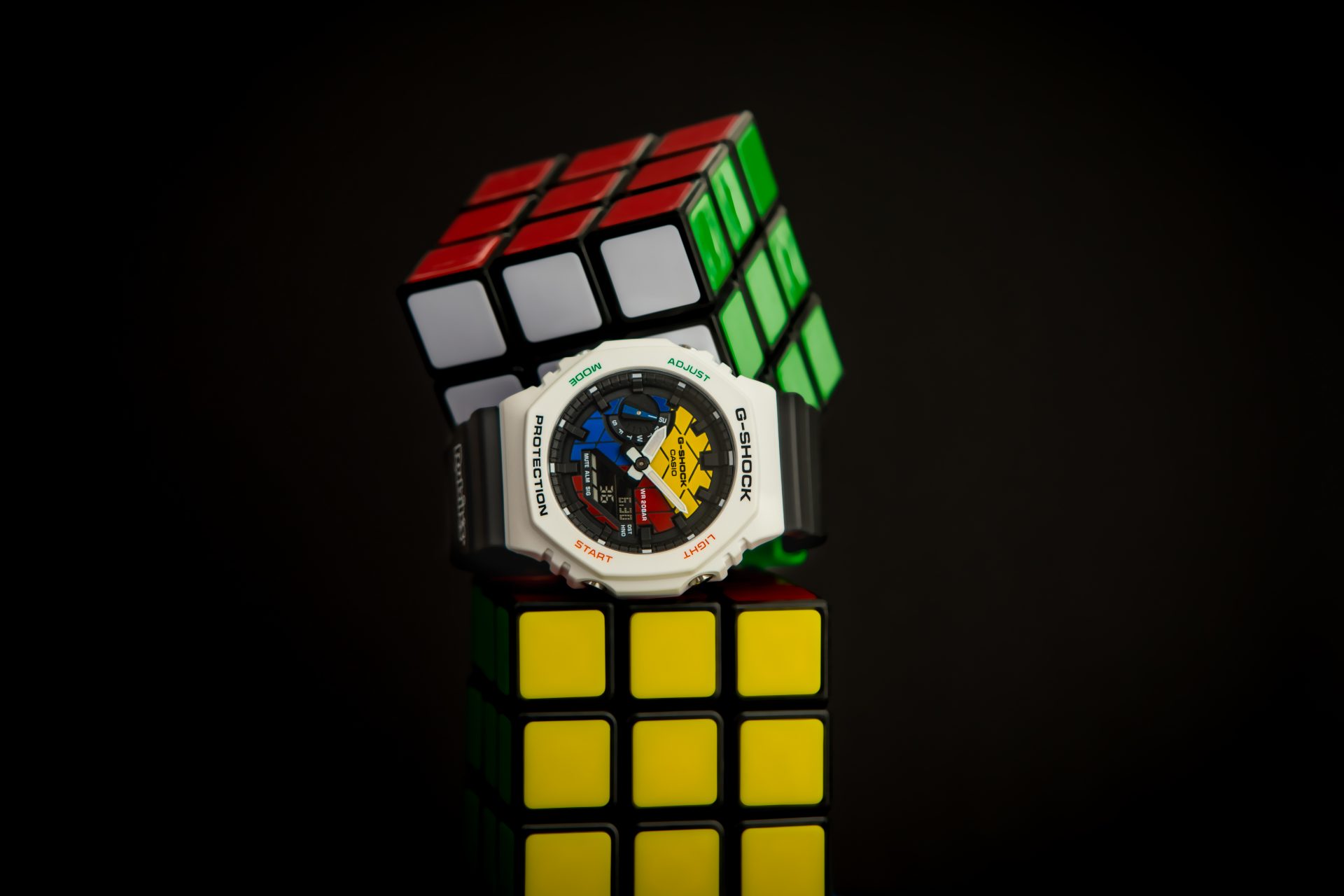 時計 Rubik's G-SHOCK Casio G-SHOCK Rubik's Cube Model GAE-2100RC-1AJ | eBay