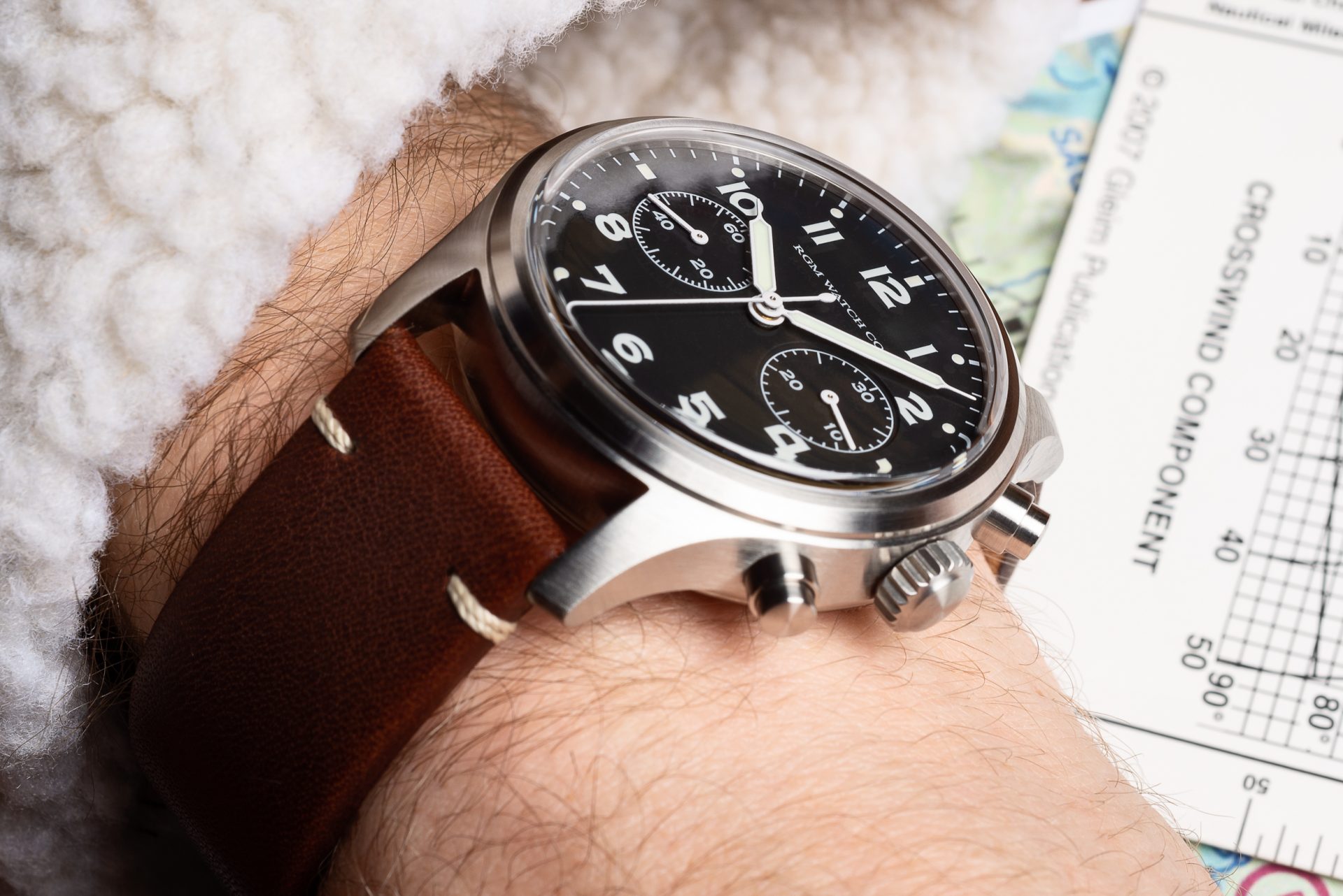 Rgm model 600 pilot chronograph 9