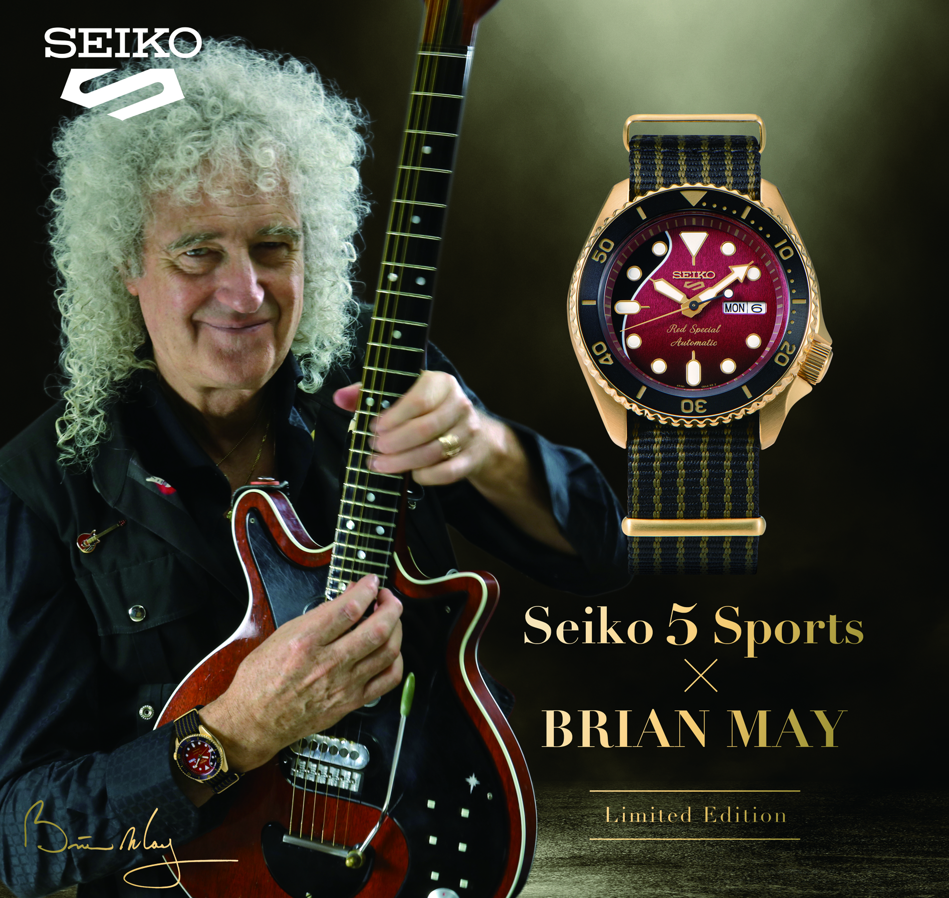 Seiko 5 sport brian may 2