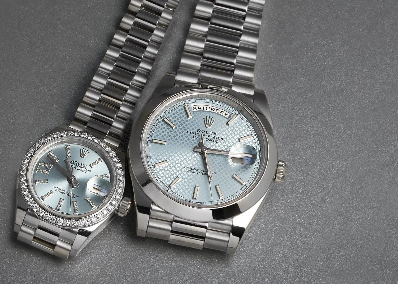 Rolex day date platinum