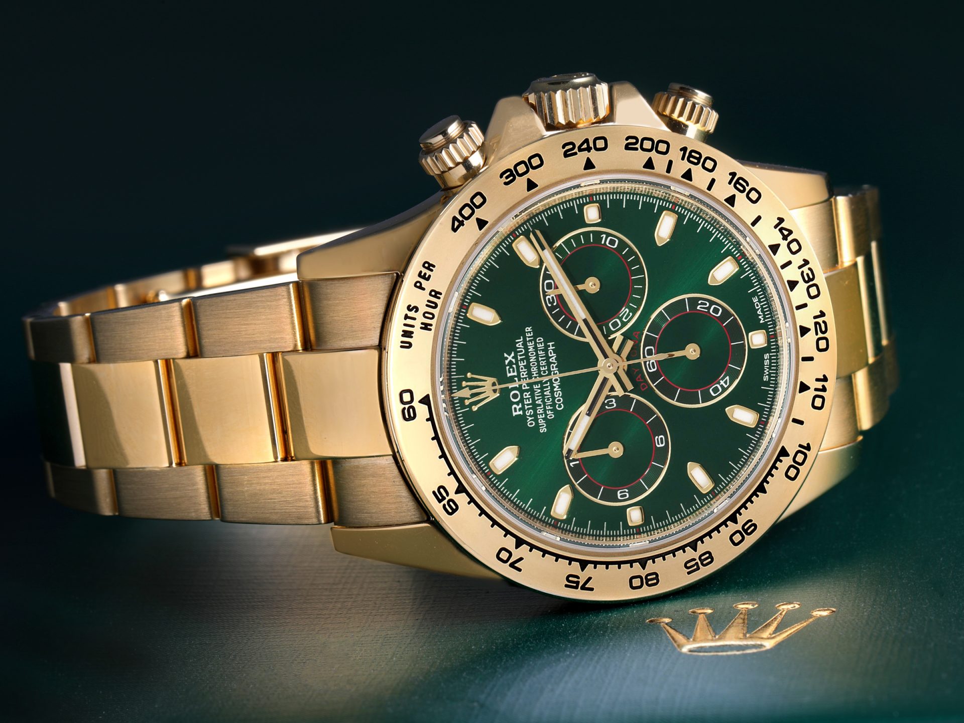 Rolex rolex daytona green dial