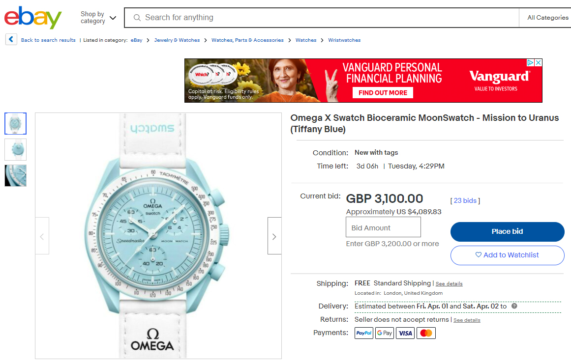 Ebay moonswatch