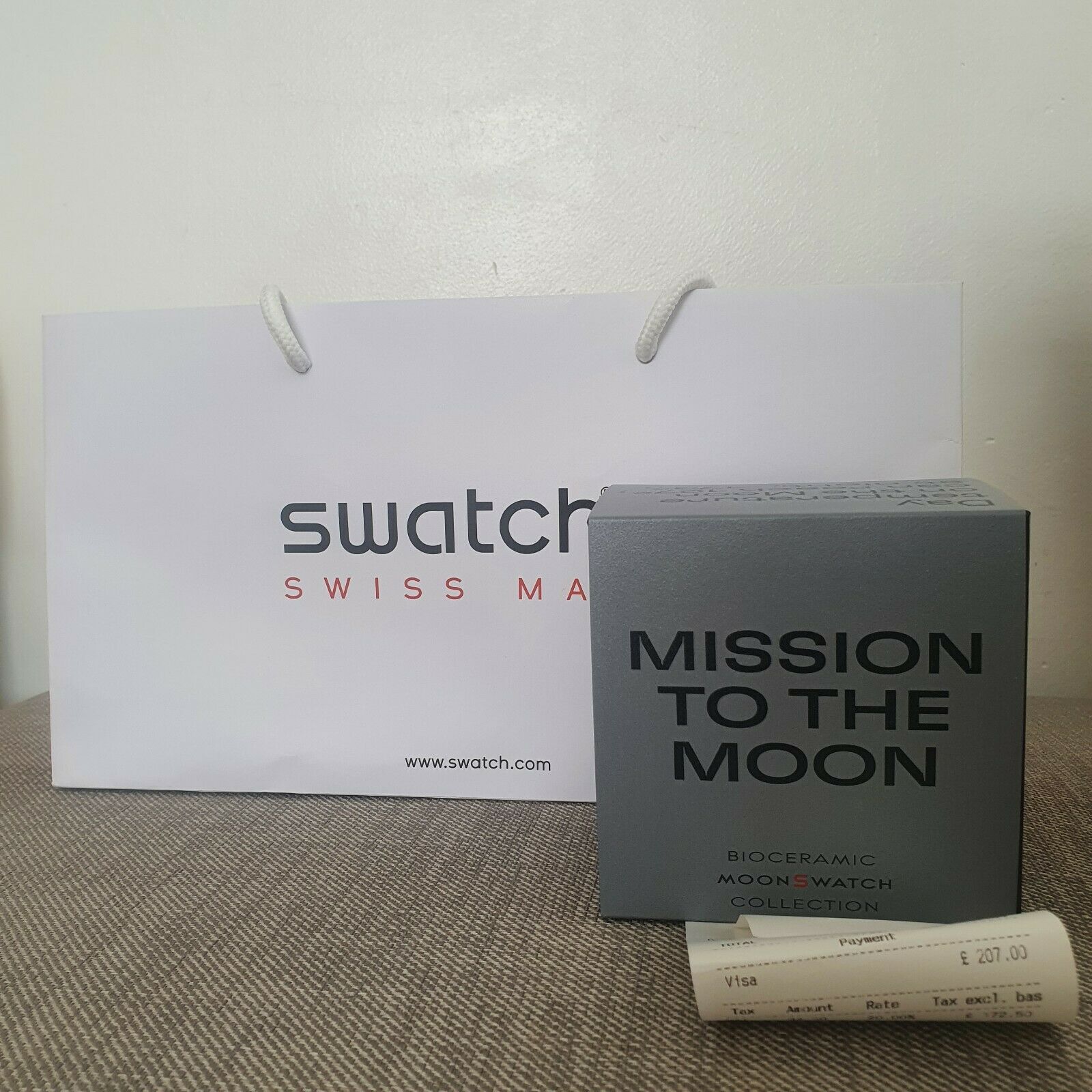 Moonswatch with receipt
