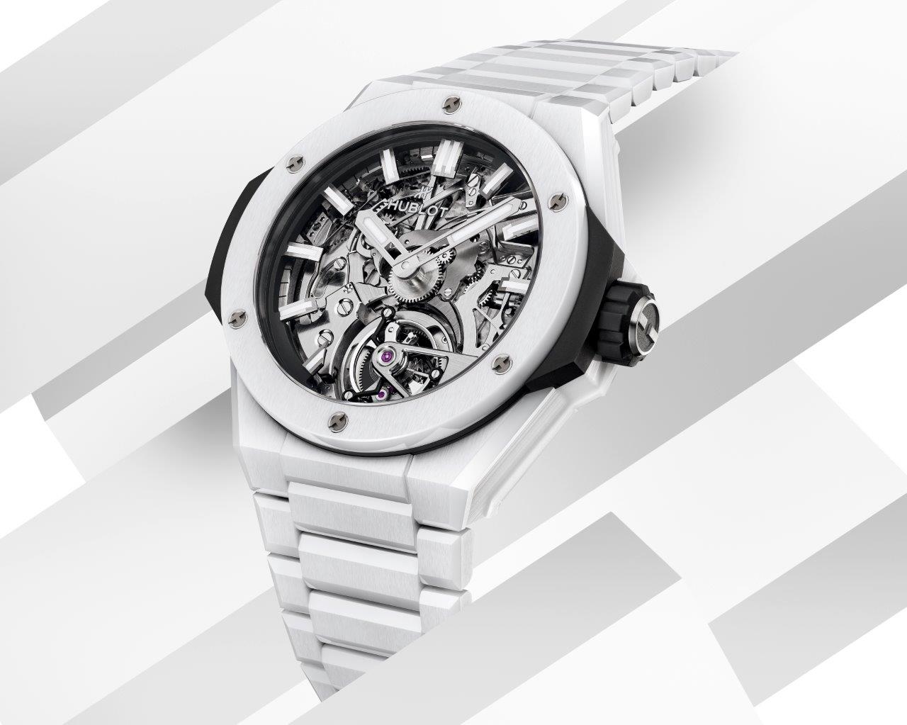 Hublot big bang integral tourbillon cathedral minute repeater white ceramic 458. Hx. 1170. Hx. Yos ls horizontal