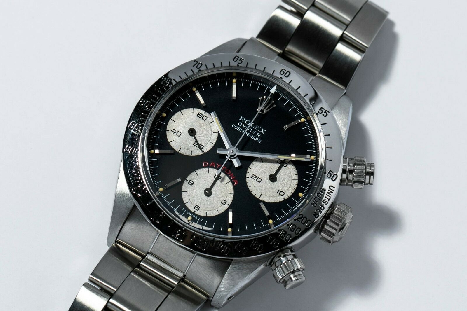 Rolex daytona big red front