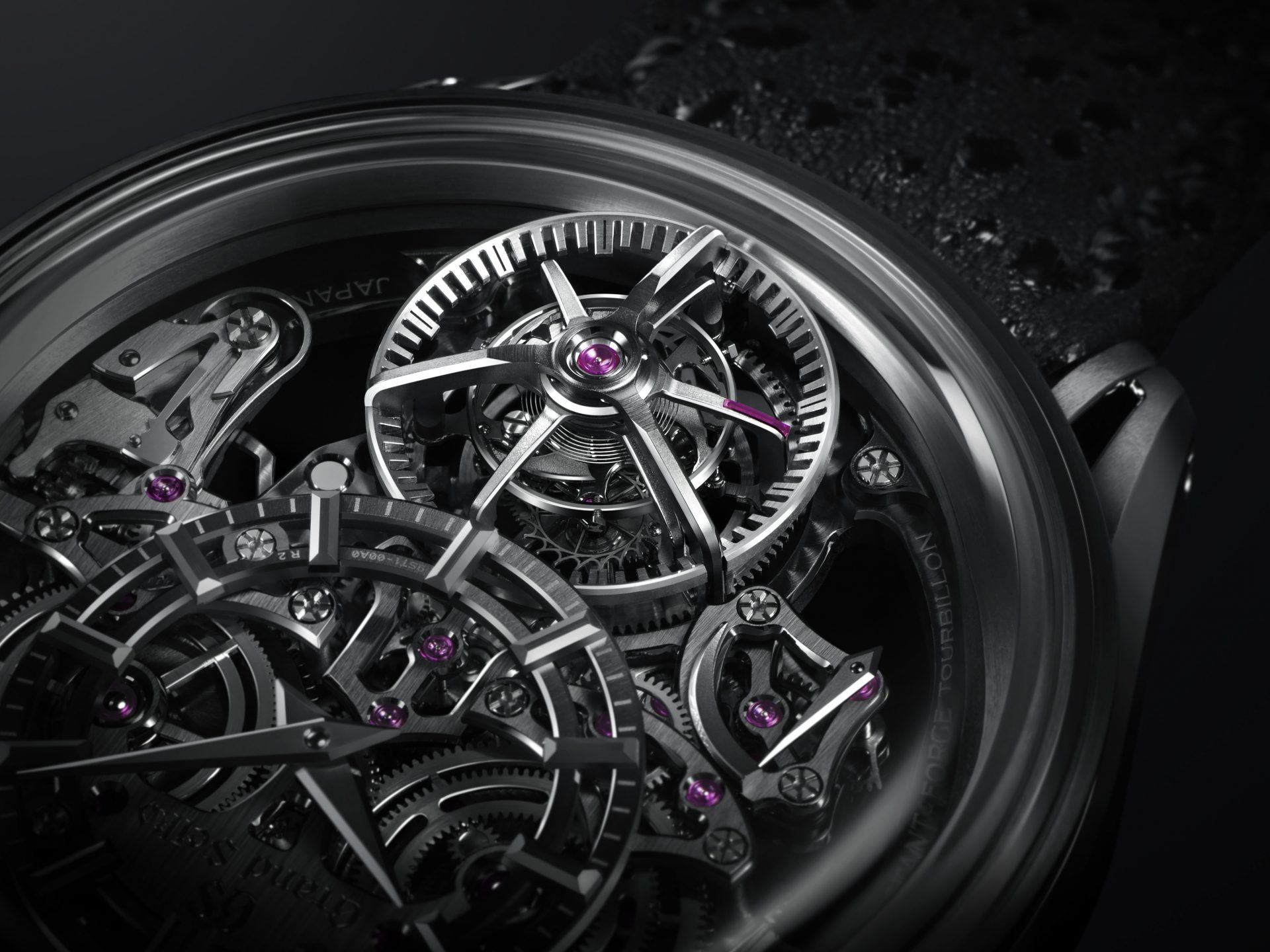 Tourbillon And A Constant-force Mechanism Combine In Dramatic Style For Grand  Seiko Kodo Watch