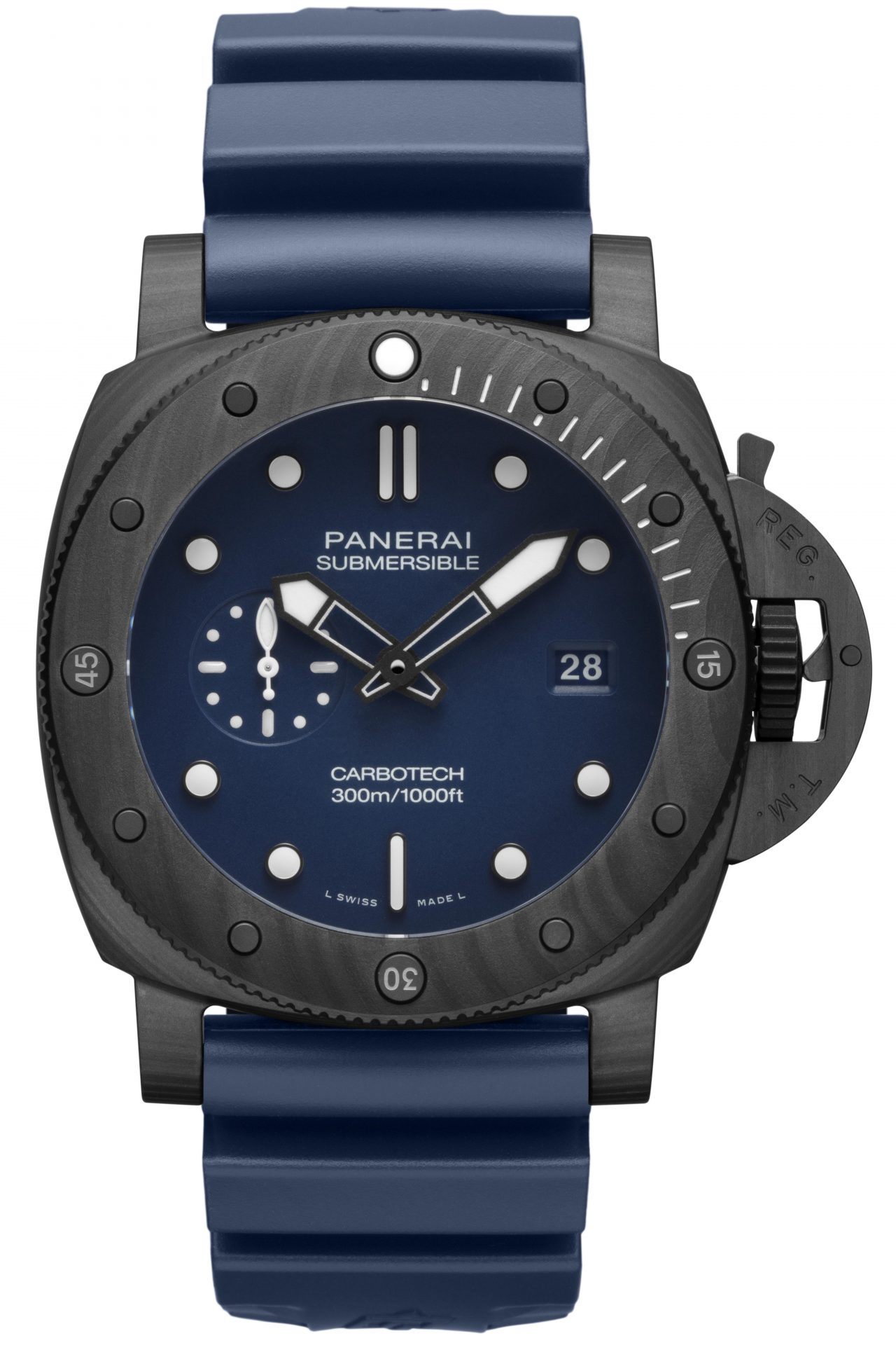 Panerai submersible quaranta quattro carbotech blu abisso ww embargo 9