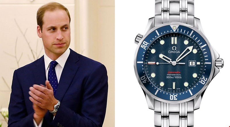 Prince william omega seamaster professional 300