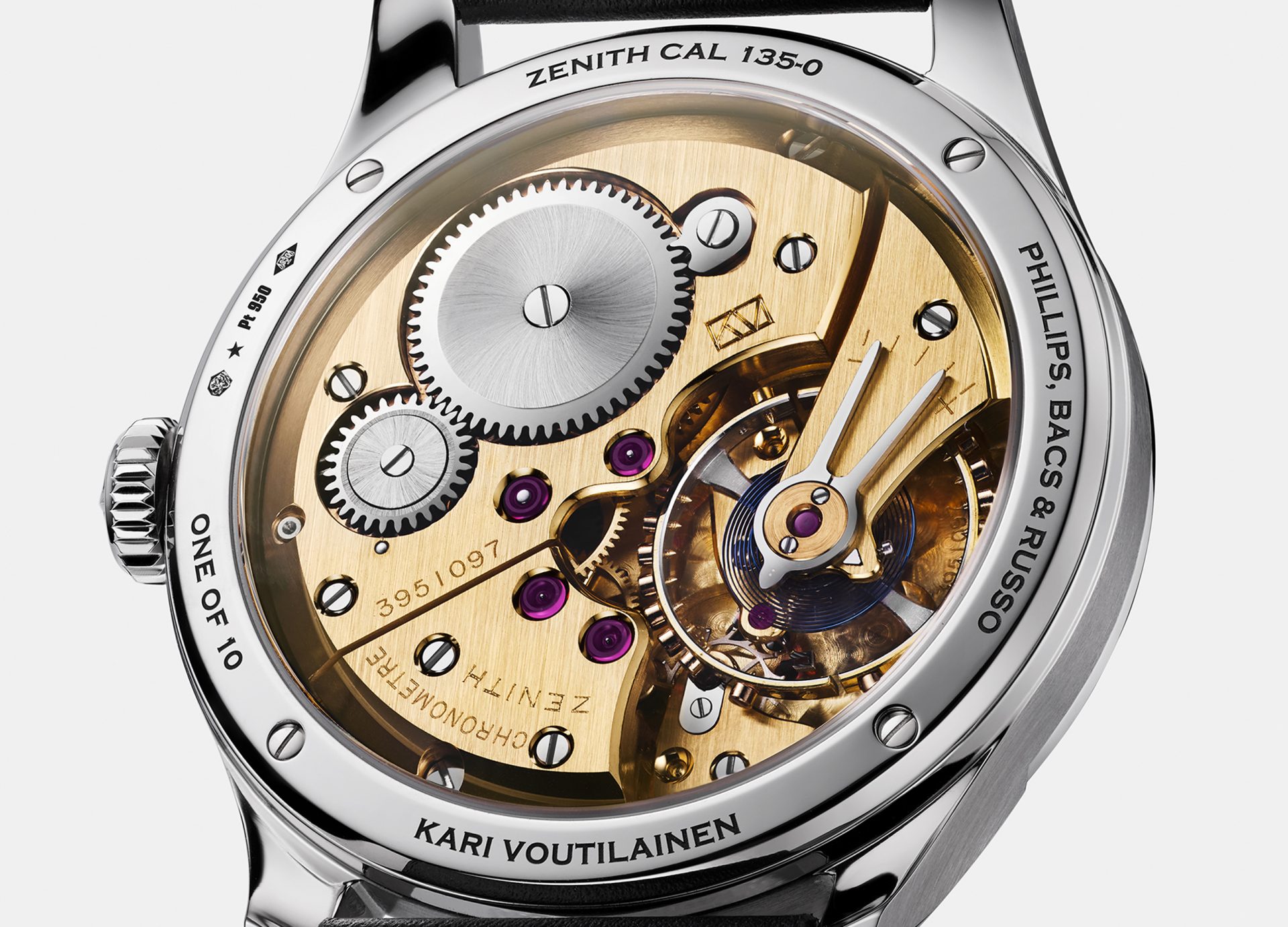 Zenith calibre 135 back 1