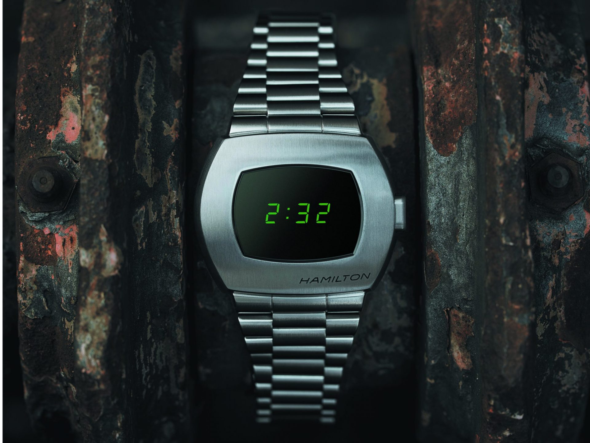 Hamilton digital watch outlet