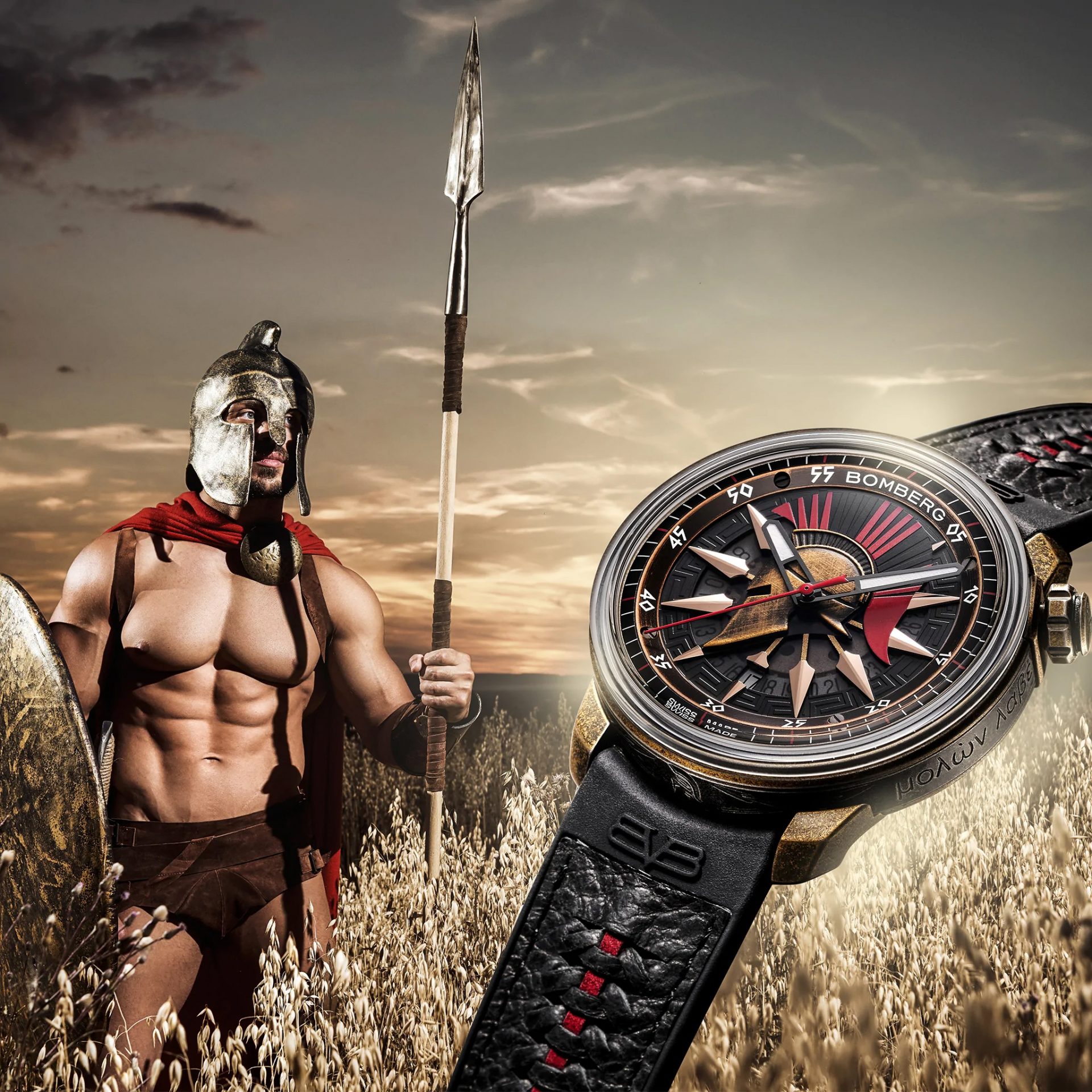 Bb 01 automatic spartan red