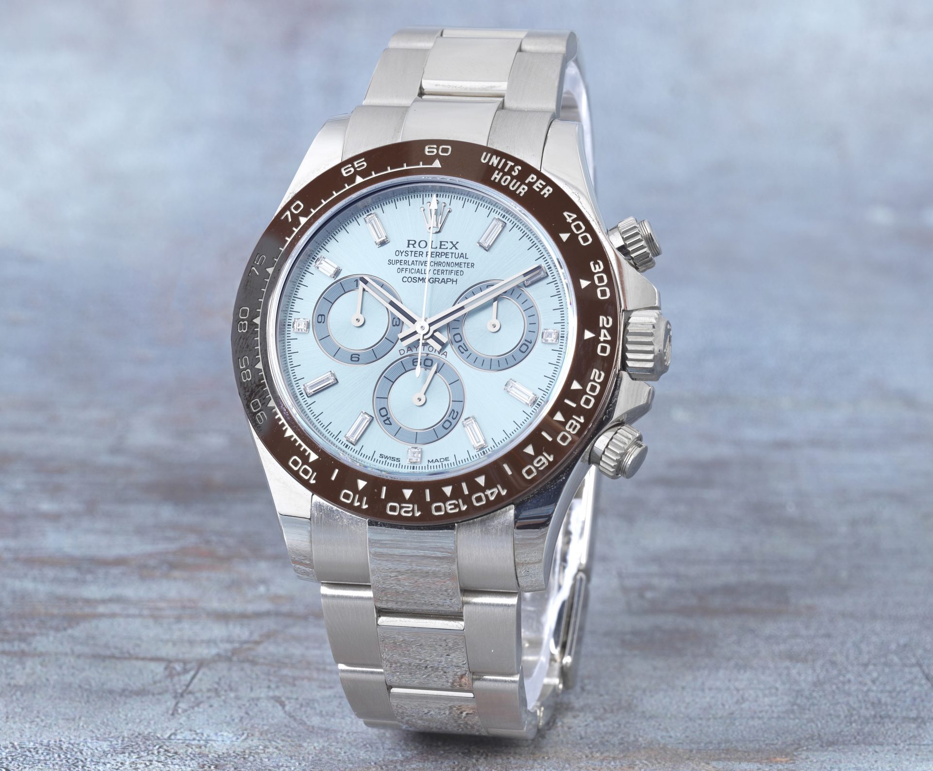 Rolex. Chronograph bracelet watch cosmograph daytona ref 116506 estimates 70000 100000