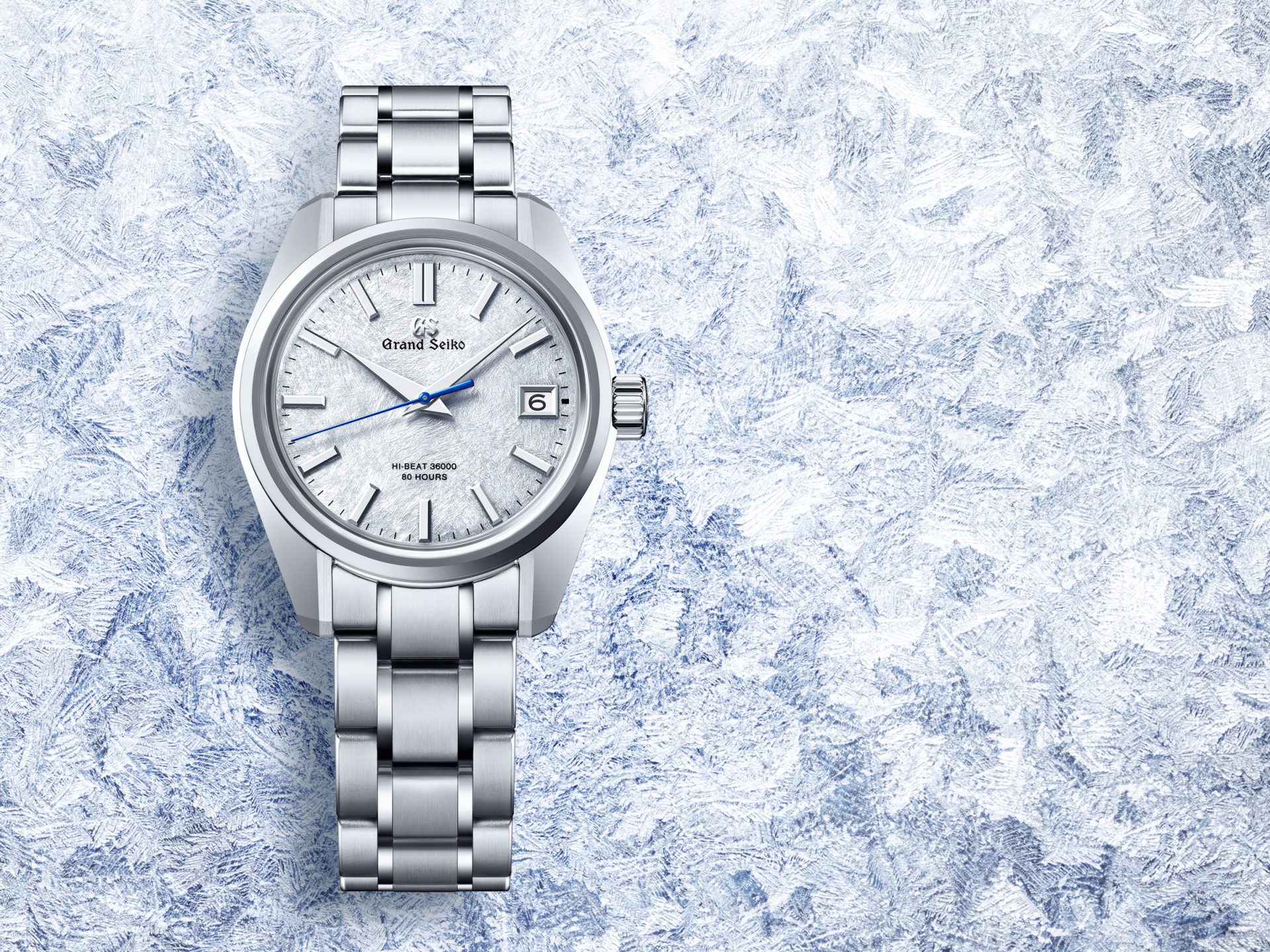 Grand Seiko Creates A Snowscape Dial For Its Latest Hi-Beat 44GS Watch