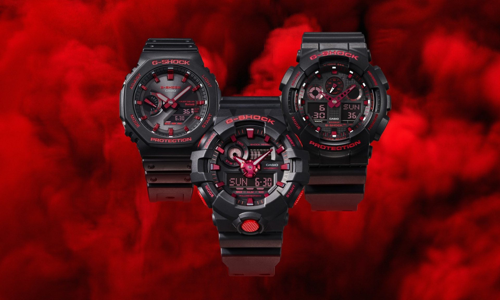 Casio ignite red g shock