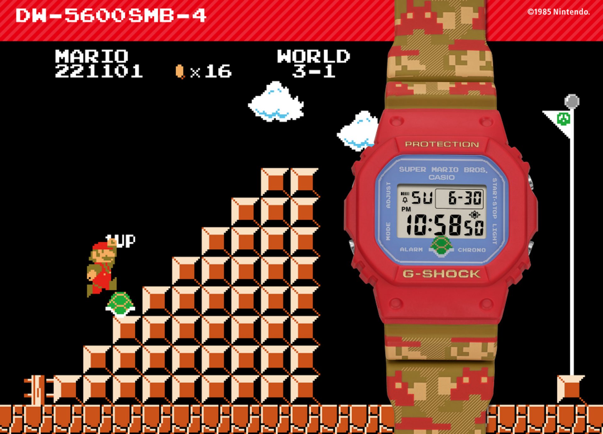 G shock super mario