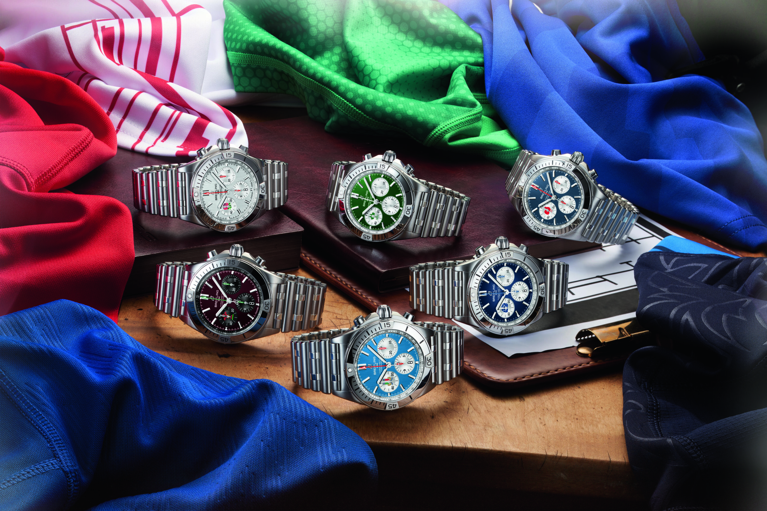 Breitling Creates Chronomats In The Kit Colours Of Six Nations Rugby Countries