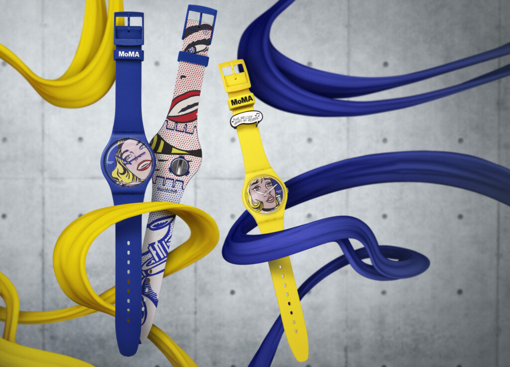 Swatch Honors Roy Lichtenstein With Latest MoMa Watches