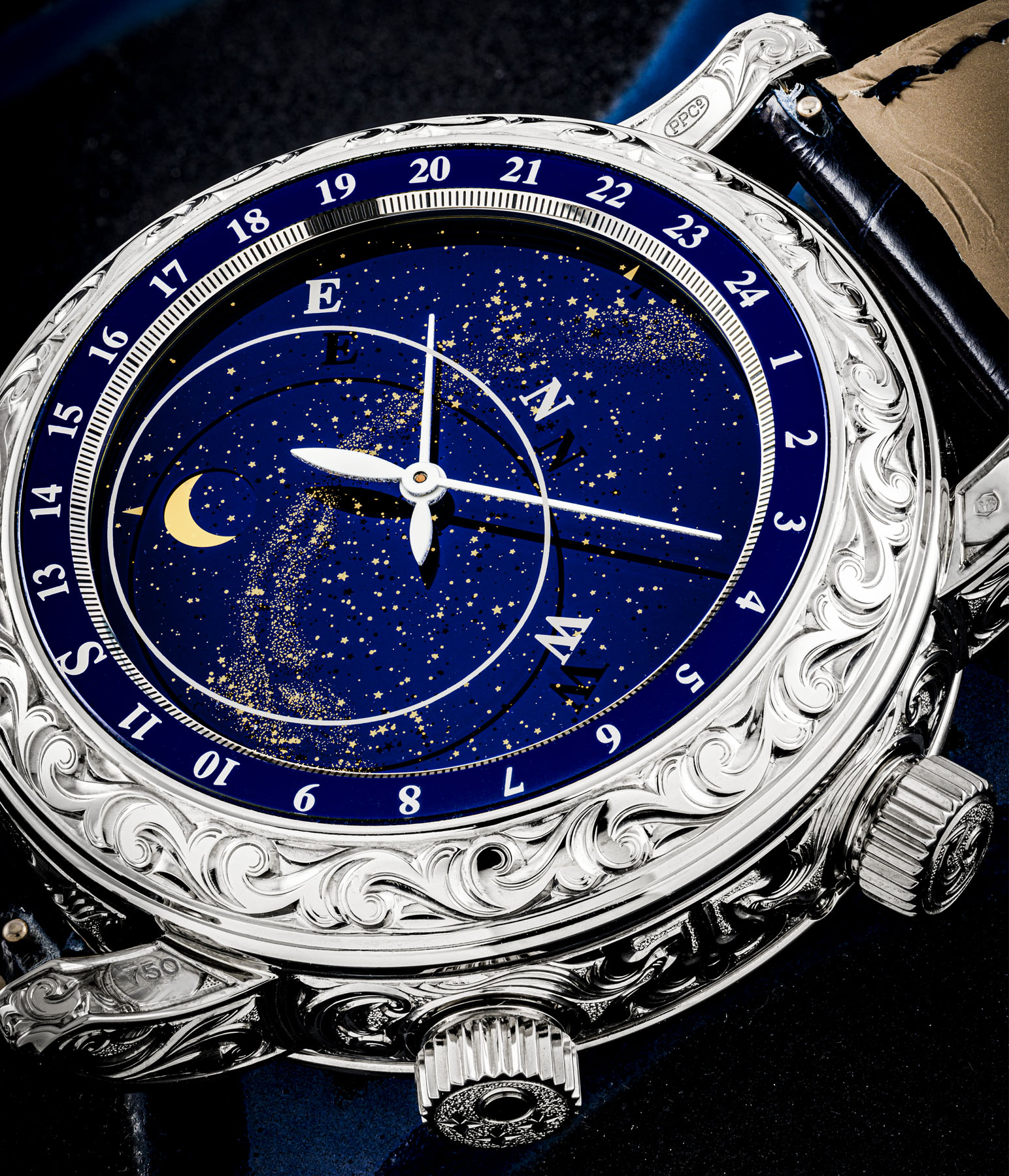 Patek philippe lot 111 patek philippe grand complications ‘sky moon tourbillon – ref. 6002g 001 3