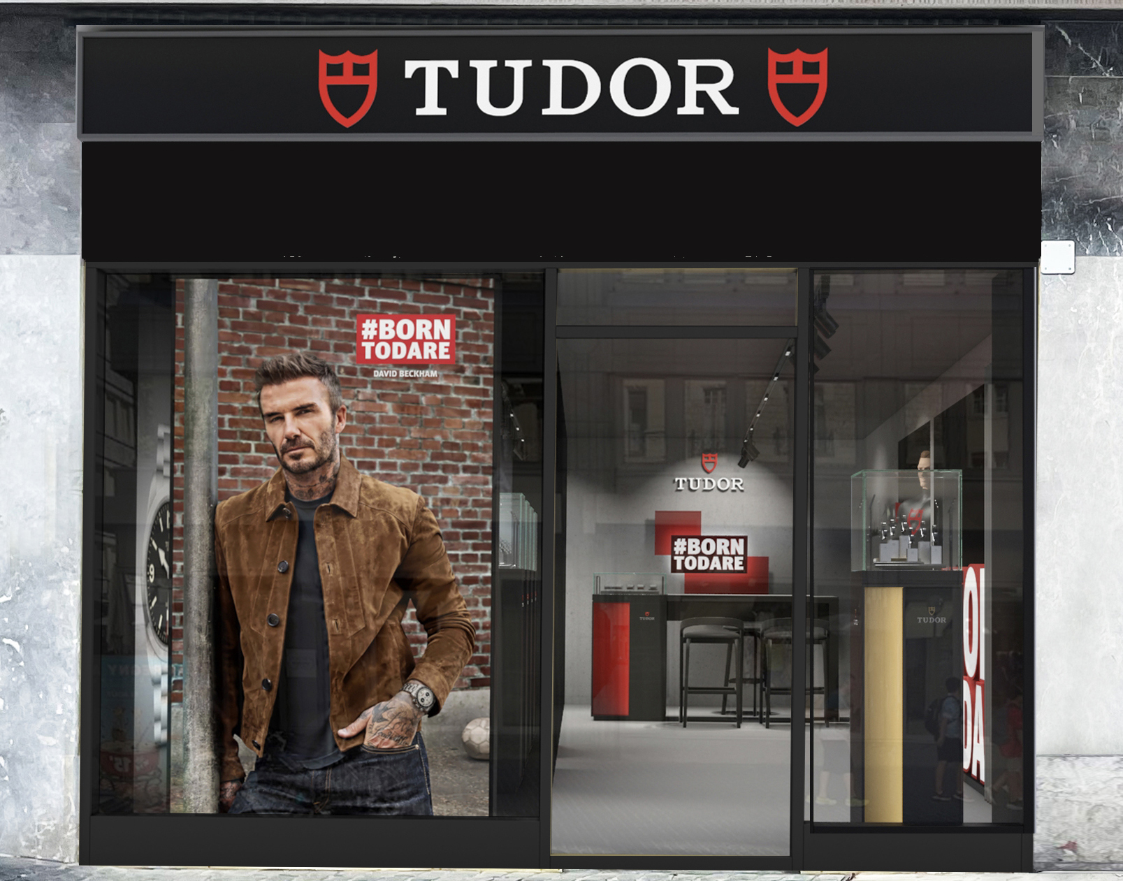 Tudor tudor pop up boutique geneva
