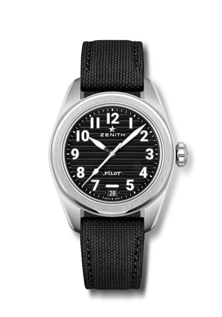 Zenith's new pilot's 1 soldat pilot automatic steel 03. 4000. 3620. 21. I002 4x5 original