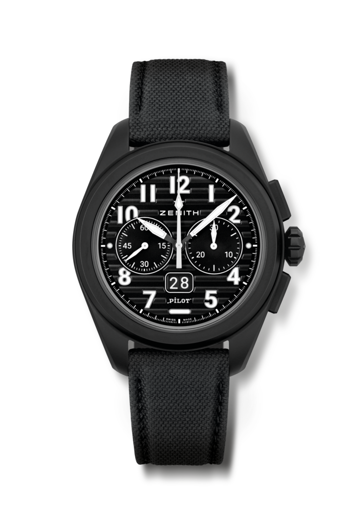 Zenith's new pilot's 1 soldat pilot big date flyback ceramic 49. 4000. 3652. 21. I001 4x5 original