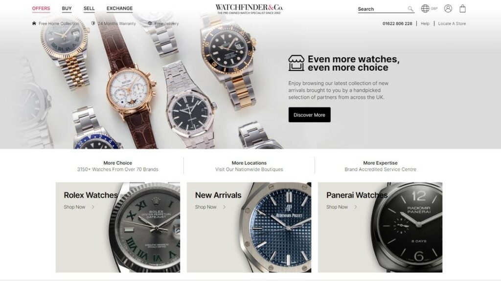 Watchfinder's new marketplace