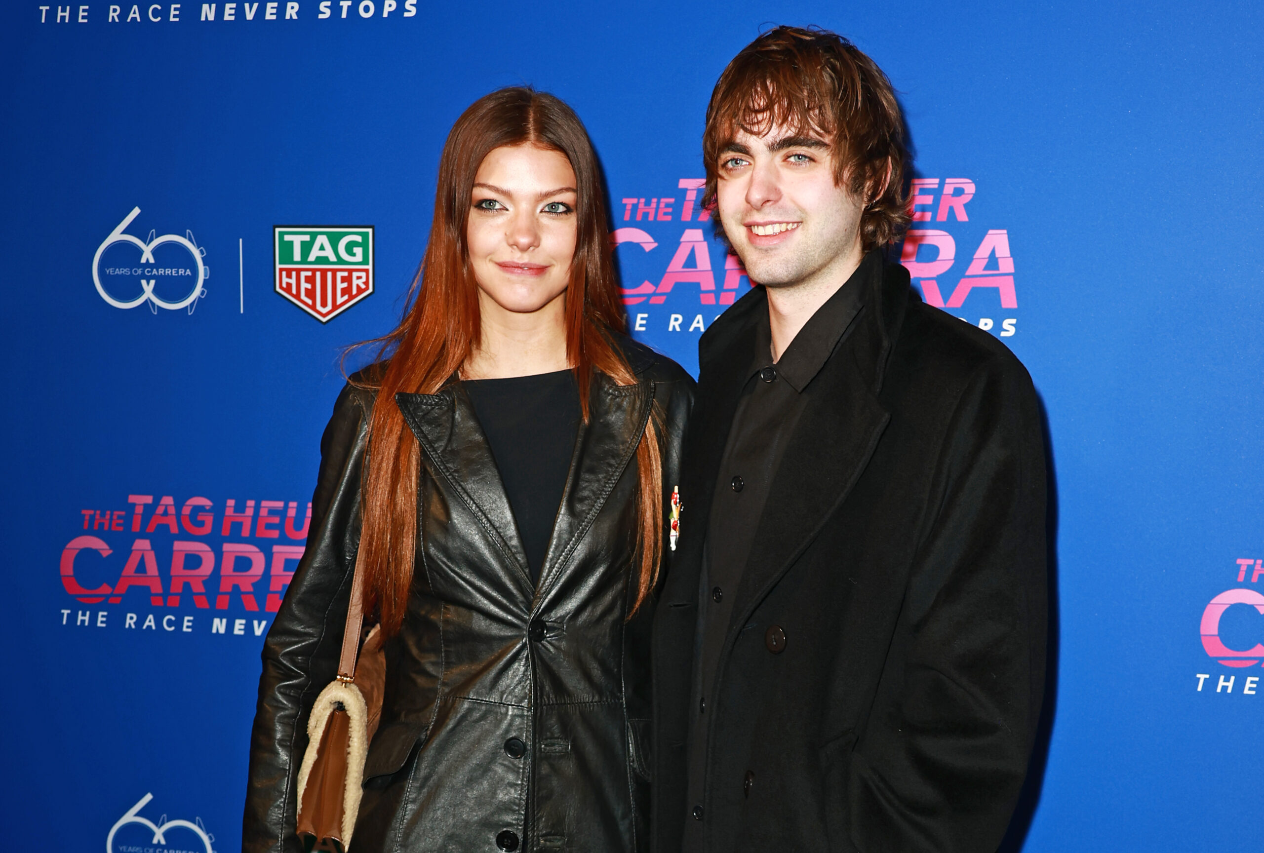 Isobel richmond and lennon gallagher at the tag heuer carrera 60th anniversary048 scaled
