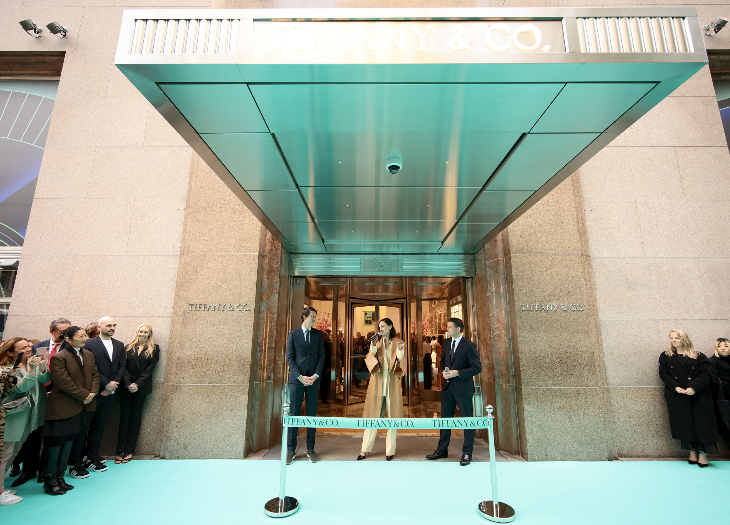 Gal Gadot attends Tiffany & Co's The Landmark Ribbon Cutting