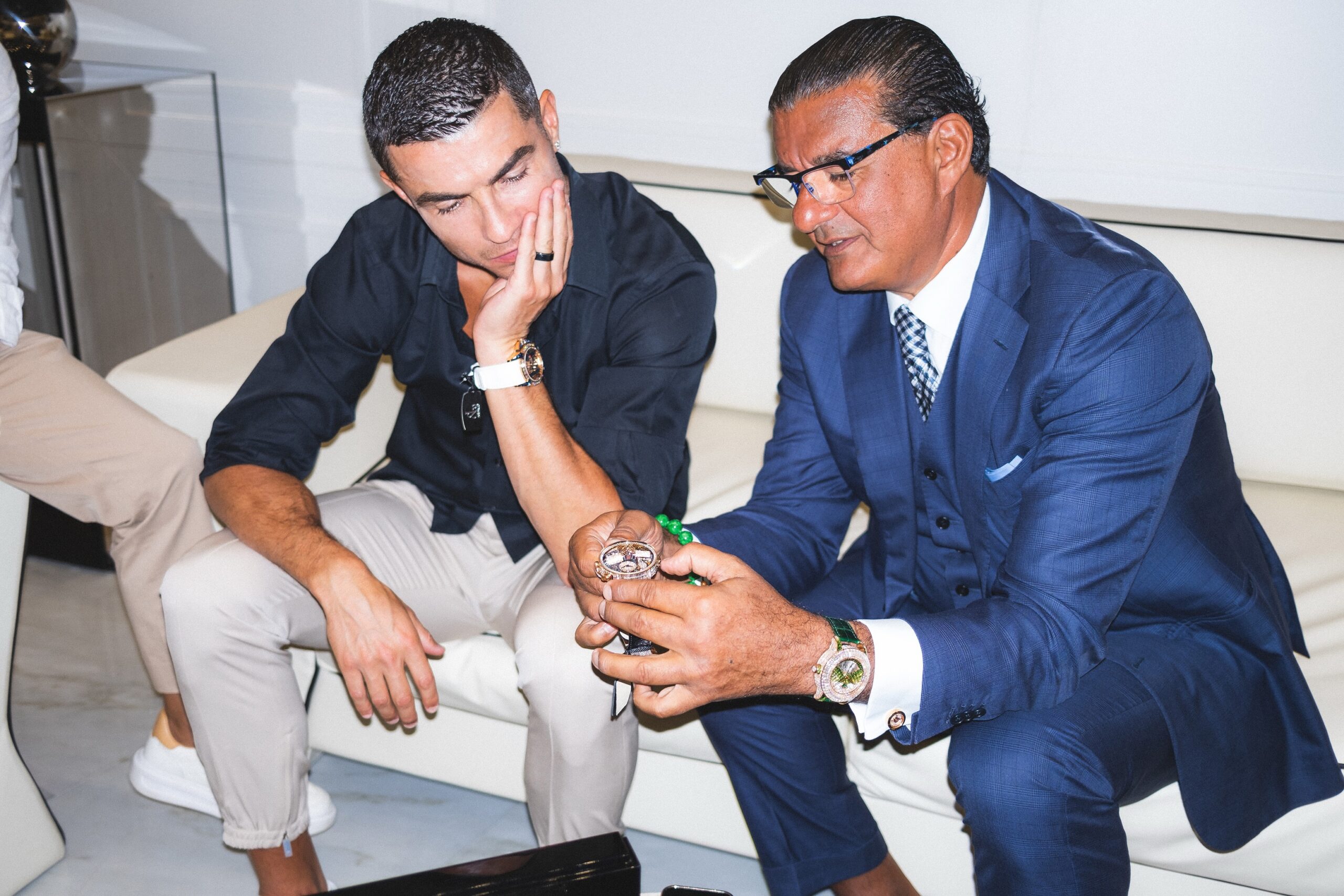 Bucherer cristiano and mr jacob arabo seated scaled