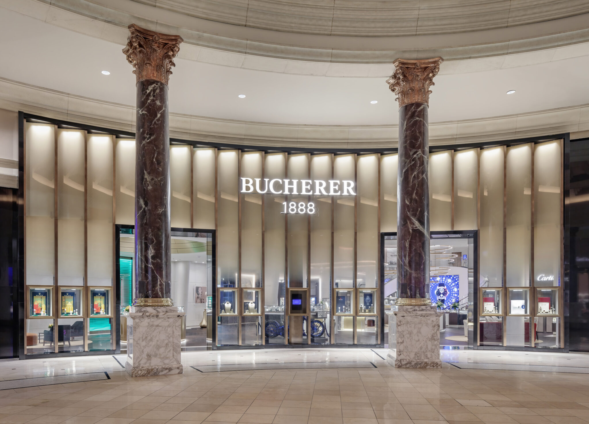 Bucherer time dome