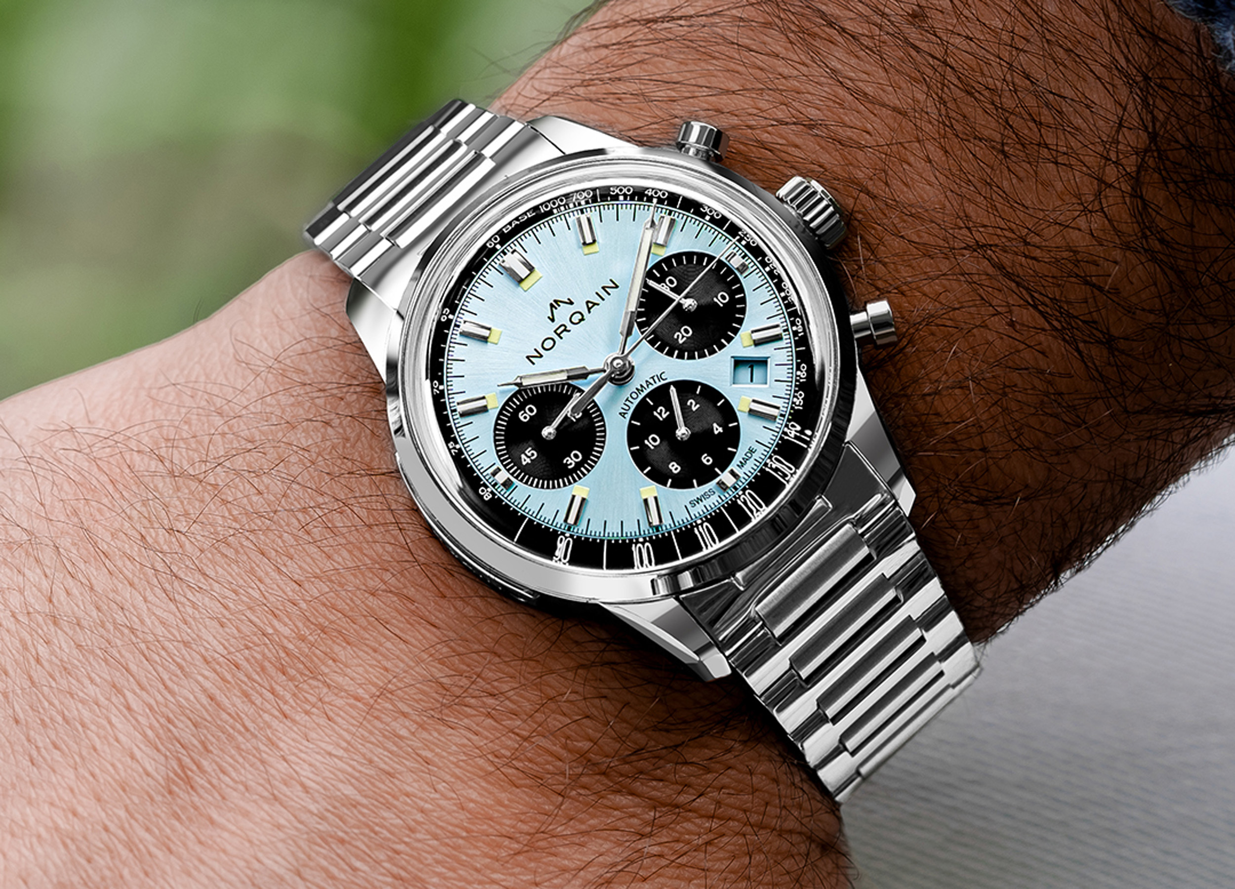 Norqain Unveils Ice Blue Edition Of Its Freedom 60 Chrono